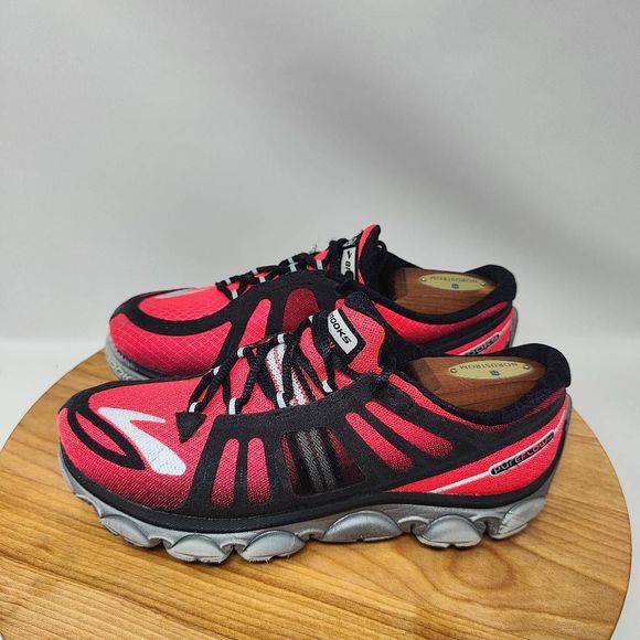Brooks Pure Flow 2 P2 Running Shoes- Womens- Size 7.5 B- Pink Black- Athletic - Picture 3 of 12